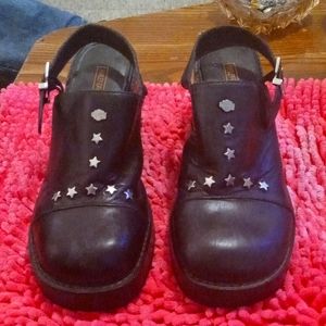 Harley Davidson shoes with buckle. Size 7.5